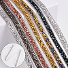 5 Yards Self Adhesive Resin Rhinestone Tape DIY-SP0002-49E-6