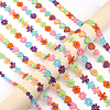 8 Strands 8 Styles Polyester Lace Trims OCOR-GL0001-04-2