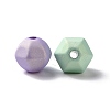 Spray Painted ABS Plastic Beads KY-G025-10-2