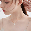 50Pcs 5 Style Freshwater Shell Pendants SHEL-CJ0001-22-7