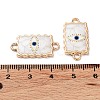 Resin Connector Charms FIND-E043-11KCG-04-3