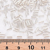 Plated Glass Bugle Beads SEED-S046-01A-21-4