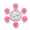 Transparent Crackle Acrylic Beads MACR-S373-66C-N09-6