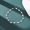 304 Stainless Steel Chain Bracelets BJEW-P376-04P-3