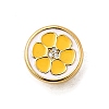 925 Sterling Silver Enamel European Beads STER-Z013-07P-09-1