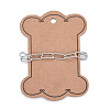Tarnish Resistant 3.28 Feet 304 Stainless Steel Paperclip Chains X-CHS-F012-05P-3