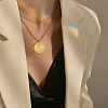 12Pcs 3 Colors Ion Plating(IP) 304 Stainless Steel Pendants STAS-DC0013-99-5