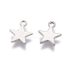 Tarnish Resistant 304 Stainless Steel Charms X-STAS-G190-27P-B-2