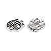 Tibetan Style Alloy Pendant Enamel Settings PALLOY-N160-68-2