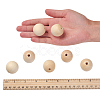 Unfinished Wood Beads WOOD-S651-6mm-LF-2