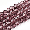 Bicone Glass Beads Strands EGLA-P016-4mm-03-1