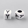 Opaque Acrylic Beads LS-SACR-Q188-02Y-2