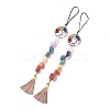 Natural Gemstone Big Pendant Decorations HJEW-F012-01-1