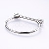 Tarnish Resistant 304 Stainless Steel Bangles BJEW-P222-14P-3