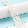 Natural Selenite Beads Strands G-K336-01-3