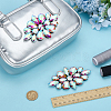 2Pcs Flower Glass Rhinestone Costume Accessories FIND-FG0004-81C-4