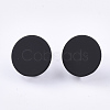 Spray Painted Iron Stud Earring Findings IFIN-S703-16A-2