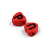 Opaque Acrylic Enamel Beads MACR-S273-37H-3