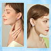 30Pcs 6 Colors Acrylic Ear Nuts FIND-SC0001-18-5