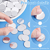 300Pcs Acrylic Self Adhesive Mirror Mosaic Tiles AJEW-PH0011-55-4