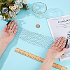 Vintage Polyester Rhinestone Mesh Face Veils for Women AJEW-WH0348-705-3