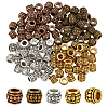 120Pcs 4 Colors Tibetan Style Alloy Beads FIND-PH0028-84-1
