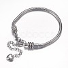 Tarnish Resistant 304 Stainless Steel European Snake Chains Bracelets X-STAS-J015-04-1