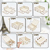 1 Set Wedding Guest Book Alternative AJEW-CP0005-27-4