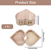Heart Wood Jewelry Storage Boxes AJEW-CL0005-26-2