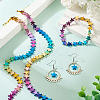 2 Strands Gradient Color Electroplated Synthetic Non-magnetic Hematite Beads Strands G-TA0002-86C-7