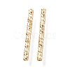Corrugated Brass Tube Beads KK-H759-28B-G-1