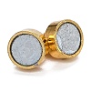 Brass Magnetic Clasps with Loops X-KK-O134-14G-3