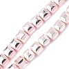 Electroplated Synthetic Non-magnetic Hematite Beads Strands G-A263-H01-01-2