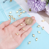 30Pcs Brass Cabochon Connector Settings KK-BBC0025-25-3