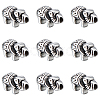 10Pcs 304 Stainless Steel Beads STAS-UN0050-03-1