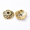 Tibetan Style Alloy Caps X-TIBEB-EA9031Y-AG-FF-2