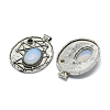 Opalite Oval Pendants G-Q165-03AS-06-2