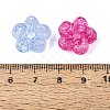 Transparent Crackle Acrylic Beads OACR-Q203-03-4