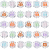 80Pcs Transparent Acrylic Beads OACR-SC0003-01-7