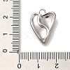 Anti-Tarnish 304 Stainless Steel Pendants STAS-P371-096G-P-3