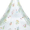 2 Yards Polyester Embroidery 3D Flower Mesh Fabrics DIY-WH0622-383E-6