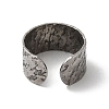 Tarnish Resistant 304 Stainless Steel Cuff Ring Settings STAS-E202-01P-3