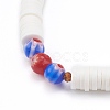 Handmade Lampwork Beaded Mobile Straps for Christmas HJEW-JM00446-01-3