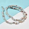 Synthetic Aqua Terra Jasper Beads Strands G-Z045-A19-01-2