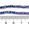 Baking Electroplate Glass Beads Strands X-DGLA-A039-J2MM-B04-4