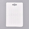 Hair Clip Display Cards CDIS-WH0013-11-2