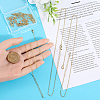 Beebeecraft 6Pcs Brass Cable Chain Necklaces Set for Men Women KK-BBC0009-65-3