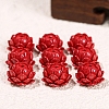 Synthetic Cinnabar Beads PW-WG449A8-01-2