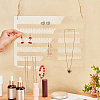 Transparent Acrylic Wall-Mounted Earring Display Stands EDIS-WH0030-11-3