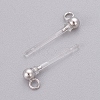 Transparent Painless Prevent Allergy Resin Stud Earring Findings KY-L005-06P-1